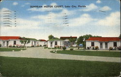 Sunbeam Motor Court Postcard