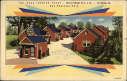 The Oaks Tourist Court Postcard