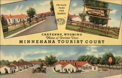 Minnehaha Tourist Court Cheyenne, WY Postcard Postcard