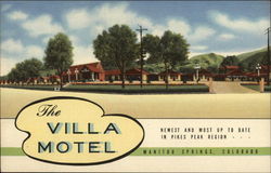 The Villa Motel Postcard