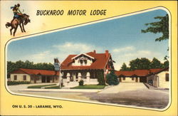 Buckaroo Motor Lodge Laramie, WY Postcard Postcard