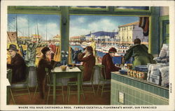 Where You Have Sastagnola Bros. Famous Cocktails, Fisherman's Wharf Postcard