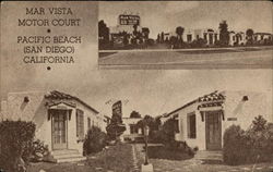 Mar Vista Motor Court Postcard