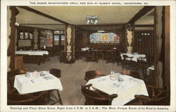 The Baron Munchausen Grill and Bar at Summit Hotel Uniontown, PA Postcard Postcard