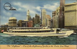 Circle Line, Sightseeing Yachts New York, NY Postcard Postcard