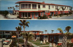 Ponce De Leon Motel Daytona Beach, FL Postcard Postcard