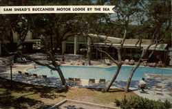 Sam Snead's Buccaneer Motor Lodge by the Sea Postcard