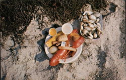 Old-fashioned Cape Cod Clambake Massachusetts Postcard Postcard