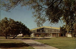 San Angelo Central High School Gymnasium Texas Postcard Postcard