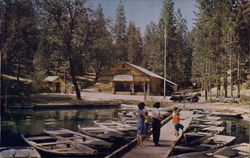 McDougald's on the Lake Bass Lake, CA Postcard Postcard