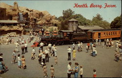 Mine Ride and Train, Knott's Berry Farm Buena Park, CA Postcard Postcard