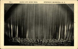 Radio City Music Hall, Symphony Orchestra Postcard