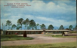 Sand Piper Motel Postcard