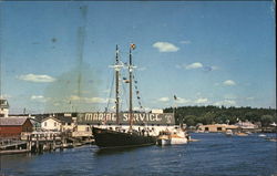 Grand Banks Schooner Museum Boothbay Harbor, ME Postcard Postcard