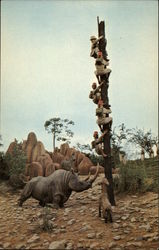 Trapped Sarafi - Adventureland Jungle Cruise Anaheim, CA Disney Postcard Postcard