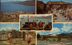 Historic Fort William Henry Lake George, NY Postcard Postcard