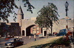 St. John's Gate Porte St. Jean, PQ Canada Quebec Postcard Postcard