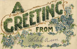 Greetings from Welsh Run Postcard