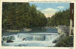 McConnells Mill on Slippery Rock Creek Postcard