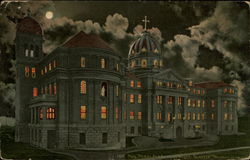 Holy Names Academy at Night Postcard