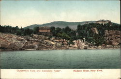 Buttermilk Falls and Cranstons Hotel Milton, NY Postcard Postcard