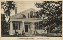 An Old Colonial House Postcard