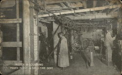 Alsten & Goulding, Power Plant & Solid Tire Dept Postcard