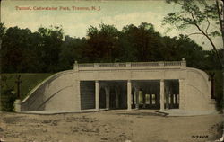 Tunnel, Cadwalader Park Trenton, NJ Postcard Postcard