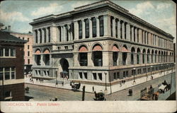 Public Library Chicago, IL Postcard Postcard