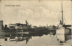 Ship Yards Trenton, ON Canada Ontario Postcard Postcard