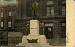 Morton Monument Indianapolis, IN Postcard Postcard