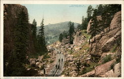 In the Road to Pike's Peak Pikes Peak, CO Postcard Postcard