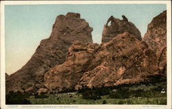 Bear and Seal, Garden of the Gods Colorado Springs, CO Postcard Postcard