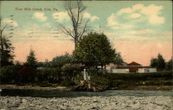 Four Mile Creek Erie, PA Postcard Postcard