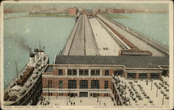 Municipal Pier Chicago, IL Postcard Postcard