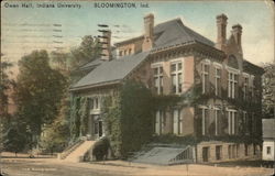 Owen Hall, Indiana University Bloomington, IN Postcard Postcard