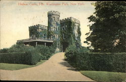 Hudson Castle, Fort Washington Park New York City, NY Postcard Postcard