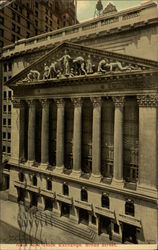 New York Stock Exchange, Broad Street Postcard