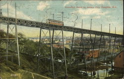 Elevated Road to Jersey City Heights New Jersey Postcard Postcard