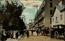 Main Street St. Anne de Beaupre, QC Canada Quebec Postcard Postcard