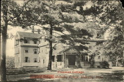 Freeman Cottage, Wellesley College Massachusetts Postcard Postcard