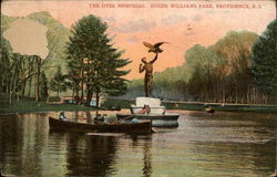 The Dyer Memorial, Roger Williams Park Postcard