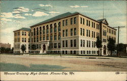 Manual Training High School Kansas City, MO Postcard Postcard