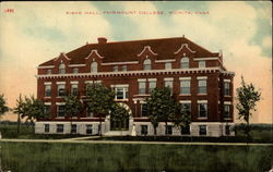 Fiske Hall, Fairmount College, Wichita, Kans Postcard