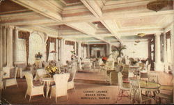 Ladies' Lounge, Moana Hotel Honolulu, HI Postcard Postcard