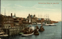 Harbour from West Postcard