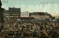 Champlain Market Quebec Canada Postcard Postcard