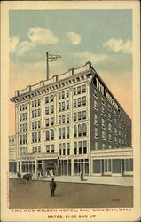 The New Wilson Hotel Salt Lake City, UT Postcard Postcard