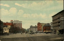 Market Square, looking North Harrisburg, PA Postcard Postcard