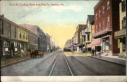 Front St., Looking North From Pine St Steelton, PA Postcard Postcard